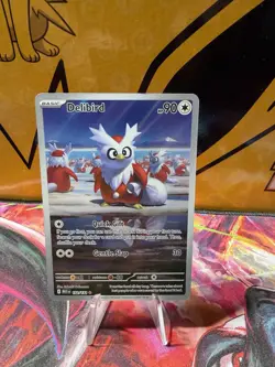 Pokemon TCG - Delibird 152/132 - Illustration Rare - Mega Evolution - Image 1