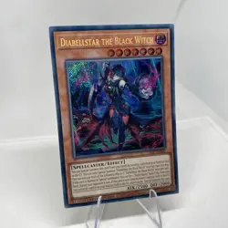 Yugioh Diabellstar The Black Witch 25LP-EN001 Secret Rare Near Mint - Image 5