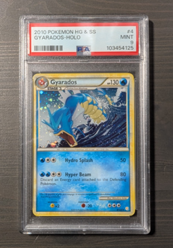 2010 Pokemon Heart Gold & Soul Silver Base Set #4/123 Gyarados Holo PSA 9 - Image 1