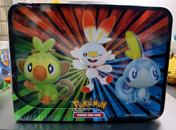 Pokemon Trading Card Game Metal Lunch Box Case 2020 Nintendo Sword & Shield New - Image 2