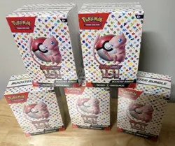 Lot of (5) Pokemon TCG Scarlet & Violet 151 MEW EN Booster Bundles SEALED - Image 5