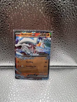 Pokemon TCG Journey Together Reshiram EX Card 030/159 Holo Stamped NM - Image 1