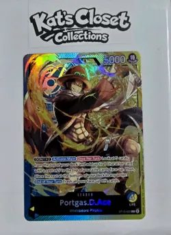 One Piece CCG Portgas.D.Ace ST13-002 L Holo Near Mint - Image 1