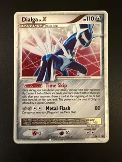 Dialga LV. X DP17 Diamond & Pearl Black Star Promo Pokemon Card - Image 1