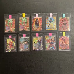 Dragon Ball Super Card Game 10 Card Lot - SR SPR & Holos - All Pack Fresh - NM - Image 1