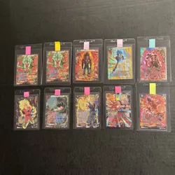 Dragon Ball Super Card Game 10 Card Lot - SR SPR & Holos - All Pack Fresh - NM - Image 2