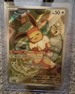 Pokemon Eevee #173 Prismatic Evolutions 2025 TCG Promo Card NM - Image 1