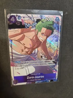 ST18-004 Zoro-Juurou Treasure Rare Alt Art One Piece Card Game ENGLISH - Image 1