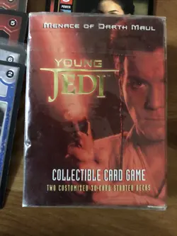 Star Wars Young Jedi The Menace of Darth Maul Starter Deck with bonus cards lot - Image 2
