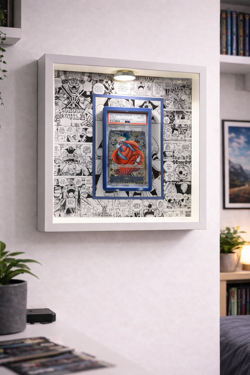 one piece card game led display frame Buggy Manga Alt Art PSA Bgs E Raw teca - Image 1