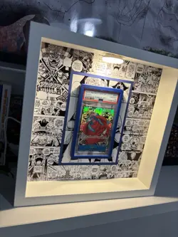 one piece card game led display frame Buggy Manga Alt Art PSA Bgs E Raw teca - Image 3