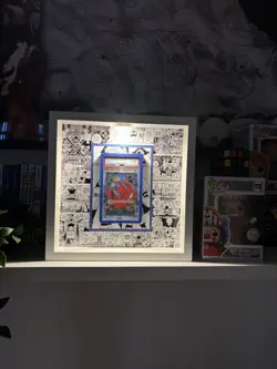 one piece card game led display frame Buggy Manga Alt Art PSA Bgs E Raw teca - Image 5