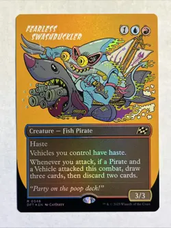 Fearless Swashbuckler (Borderless) Aetherdrift Foil - Image 1