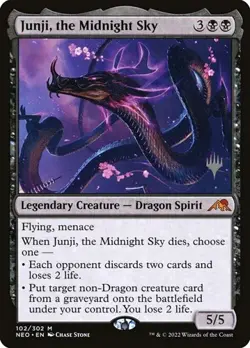 Junji, the Midnight Sky - Foil Promo NEO LP MTG - Image 1