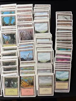 Magic The Gathering 200 Basic Land Lot - Revised Edition + Bonus Fourth Edition - Image 3