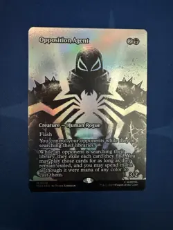 Magic The Gathering Marvel’s Spider-Man Opposition Agent Borderless Foil NM - Image 1