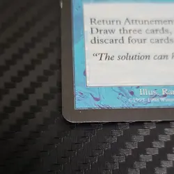 MTG Attunement Enchantment Blue Rare Urza's Saga 1998 Randy Gallegos 61/350 ENG - Image 3
