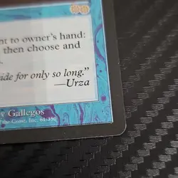 MTG Attunement Enchantment Blue Rare Urza's Saga 1998 Randy Gallegos 61/350 ENG - Image 4