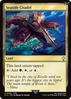Seaside Citadel (Surge Foil) 420 Commander: FINAL FANTASY NM EN - Image 1