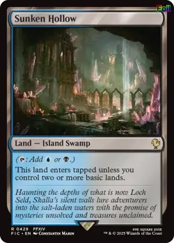 Sunken Hollow (Surge Foil) 429 Commander: FINAL FANTASY NM EN - Image 1