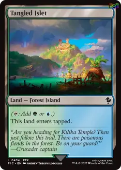 Tangled Islet (Surge Foil) 434 Commander: FINAL FANTASY NM EN - Image 1