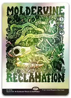 Moldervine Reclamation (Rainbow Foil) #1716 (NM) Secret Lair Drop SLD Magic MTG - Image 1