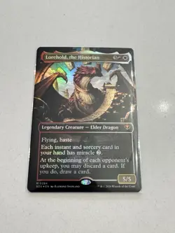Lorehold, the Historian Secrets Of Strixhaven Borderless Full Art Foil NM #0284 - Image 2