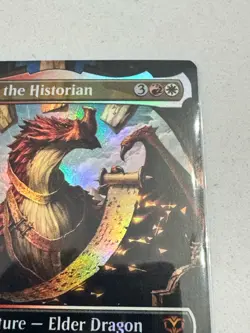 Lorehold, the Historian Secrets Of Strixhaven Borderless Full Art Foil NM #0284 - Image 4