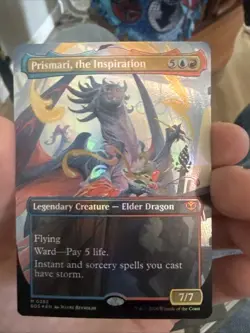 Prismari, the Inspiration Borderless Foil SoS Elder Dragon Commander EDH - Image 1
