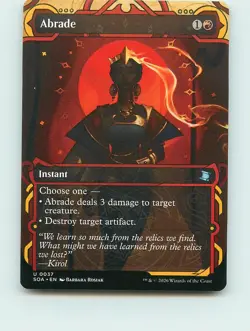 Abrade - U37 - MTG - Secrets of Strixhaven: Mystical Archive (SOA) - Image 1