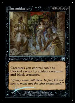MTG Intimidation - Mercadian Masques #142 Foil LP - Image 1