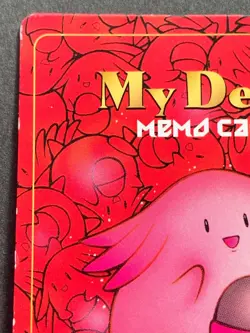 Chansey Pokemon MY DECK MEMO CARD Japanese NINTENDO RARE - Image 2