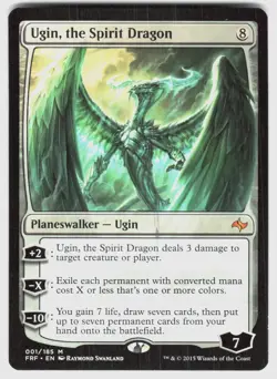 UGIN, THE SPIRIT DRAGON 1 MYTHIC FATE REFORGED MAGIC: THE GATHERING NM/M - Image 1