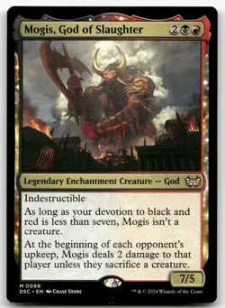 Mogis, God of Slaughter #89 (NM) Duskmourn DSC Magic MTG - Image 1