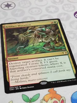 C2785 MAGIC MTG COMMANDER 2020 ARTIFACT MUTATION #203 LP RARE - Image 2