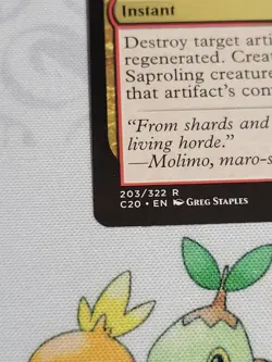 C2785 MAGIC MTG COMMANDER 2020 ARTIFACT MUTATION #203 LP RARE - Image 4