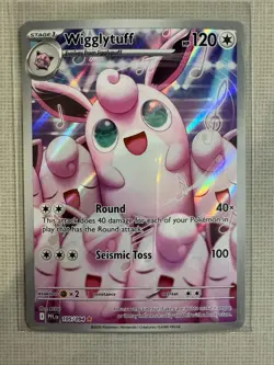 Wigglytuff 105/094 Phantasmal Flames Holo Illustration Rare Pokemon NM - Image 1