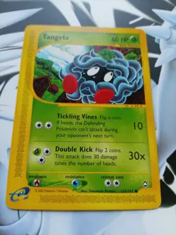 Tangela 112/147 Aquapolis E-Series Non-Holo Pokemon Card 2002 - Image 1