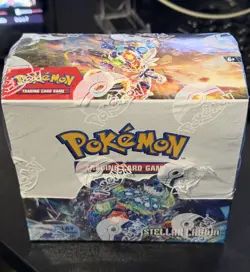 Pokemon Scarlet & Violet SV07: Stellar Crown Booster Box English Sealed - Image 1