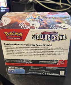Pokemon Scarlet & Violet SV07: Stellar Crown Booster Box English Sealed - Image 3