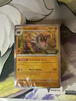 Pokemon TCG Perfect Order Build & Battle Stamped Promo Tyrantrum #066 Sealed New - Image 1