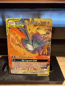 Pokemon TCG Hidden Fates Ultra Rare Moltres, Zapdos, Articuno GX 44/68 NM Holo - Image 1