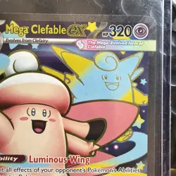 Pokemon TCG Mega Clefable ex 103/088 Secret Rare Full Art Perfect Order - Image 3