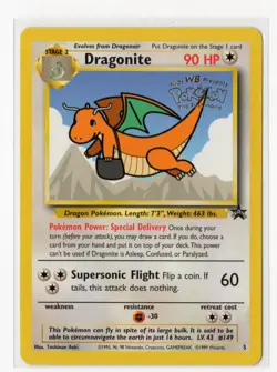 Pokemon Dragonite (Movie Promo) Promo WoTC Promo 05/53 NM WOTC Vintage - Image 1
