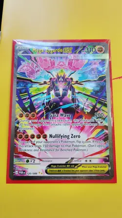 Mega Zygarde EX SIR 120/088 Perfect Order Pokemon TCG Card Near Mint - Image 1