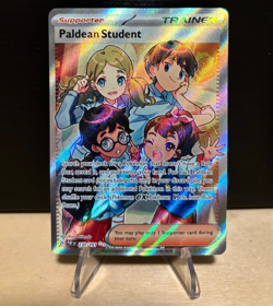 Pokemon TCG - Paldean Student - Paldean Fates 230/091 - Full Art - NM / MINT - Image 1