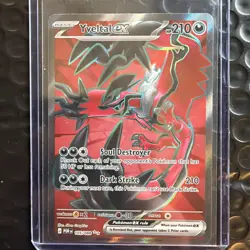 POKEMON TCG - YVELTAL EX - 105/088 - ULTRA RARE- PERFECT ORDER - FULL ART - Image 1