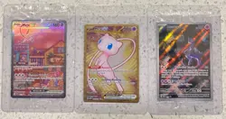 Pokemon 151 UPC Promo Set Metal Mew 205, Mew 053 & Mewtwo 052 Sealed - Image 1
