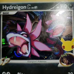 HD Burp Swirl 🌀 Hydreigon SWSH138 Cosmos Holo Rare Pokemon TCG Stamped Promo - Image 1