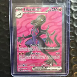 Salazzle Ex Full Art Ex Pokemon Mega Evolution Perfect Order Pack Fresh - Image 1